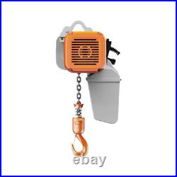 1 ton Electric Chain Hoist 1 Speed 208240V 3ø 60HZ 16ft G100 Nickel Duty H4/M5 1 ton Electric Chain Hoist 1 Speed 208240V 3ø 60HZ 16ft G100 Nickel Duty H4/M5