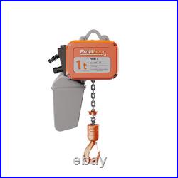 1 ton Electric Chain Hoist 1 Speed 208240V 3ø 60HZ 16ft G100 Nickel Duty H4/M5 1 ton Electric Chain Hoist 1 Speed 208240V 3ø 60HZ 16ft G100 Nickel Duty H4/M5