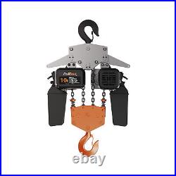 10 ton Electric Chain Hoist 1 Speed 208240V / 440480V 3ø 60HZ 40ft G1 Prowinch