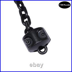 1100lbs 0.5Ton Electric Chain Hoist Winch With13ft 20Mn2 Chain 110V Remote Control