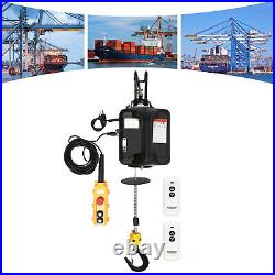 110V 1.5KW 1104LBS 1Ton Electric Chain Hoist Single Phase Hoist Crane 25FT Chain