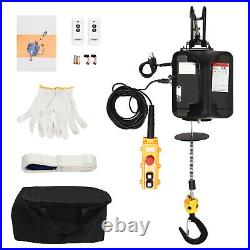 110V 1.5KW 1104LBS 1Ton Electric Chain Hoist Single Phase Hoist Crane 25FT Chain