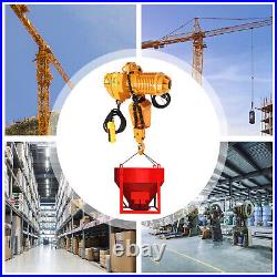 110V 1.6KW 2204LBS 1Ton Electric Chain Hoist Single Phase Hoist Crane 10FT Chain 110V 1.6KW 2204LBS 1Ton Electric Chain Hoist Single Phase Hoist Crane 10FT Chain