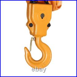 110V 1.6KW 2204LBS 1Ton Electric Chain Hoist Single Phase Hoist Crane 10FT Chain