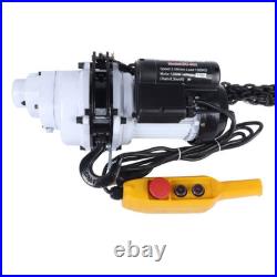 110V 2200 LBS/ 1 Ton Electric Chain Hoist Single-Phase Hoist Crane 10FT Chain US