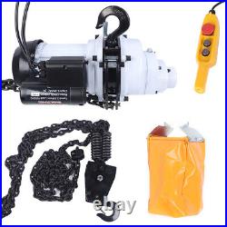 110V 2200LBS/1 Ton Electric Chain Hoist Single Phase Hoist Crane 10FT Chain US