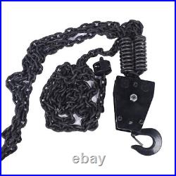 110V 2200LBS/1Ton Electric Chain Hoist Single Phase Hoist Crane 10FT Chain New