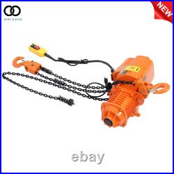 110V 750W 1 Ton Electric Chain Hoist, Single Phase 2200Lbs 10ft Lift Height G80