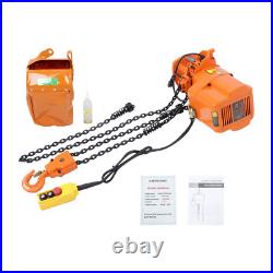 110V G80 1 Ton / 2200LBS Electric Chain Hoist with 10FT Double Chain Lifting 110V G80 1 Ton / 2200LBS Electric Chain Hoist with 10FT Double Chain Lifting