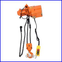 110V G80 1 Ton / 2200LBS Electric Chain Hoist with 10FT Double Chain Lifting 110V G80 1 Ton / 2200LBS Electric Chain Hoist with 10FT Double Chain Lifting