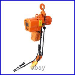 110V G80 1 Ton / 2200LBS Electric Chain Hoist with 10FT Double Chain Lifting 110V G80 1 Ton / 2200LBS Electric Chain Hoist with 10FT Double Chain Lifting