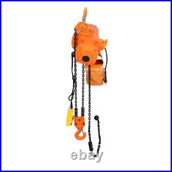 110V G80 1 Ton / 2200LBS Electric Chain Hoist with 10FT Double Chain Lifting 110V G80 1 Ton / 2200LBS Electric Chain Hoist with 10FT Double Chain Lifting