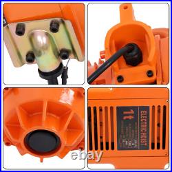 110V G80 1 Ton / 2200LBS Electric Chain Hoist with 10FT Double Chain Lifting 110V G80 1 Ton / 2200LBS Electric Chain Hoist with 10FT Double Chain Lifting