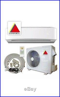 12,000 BTU Ductless Air Conditioner, Heat Pump Mini Split 110V 1 Ton With/KIT