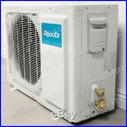 12,000 BTU Ductless Air Conditioner Heat Pump Mini Split 110V 1 Ton With/KIT