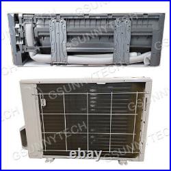 12,000 BTU Ductless Air Conditioner, Heat Pump Mini Split 110V 1 Ton With/Kit