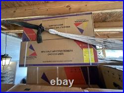 12,000 BTU Ductless Air Conditioner, Heat Pump Mini Split 110V 1 Ton Withkit, WiFi