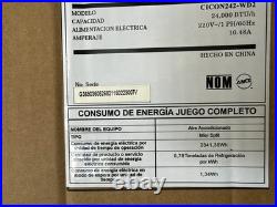 12,000 BTU Ductless Air Conditioner, Heat Pump Mini Split 110V 1 Ton Withkit, WiFi