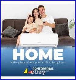 12,000 BTU Mini Split Air Conditioner, Heat Pump ductless 220V 1 Ton With/KIT