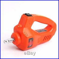 12 Volt Car Hydraulic Electric Floor Jack Tire Inflator Impact Wrench Tool 4 Ton