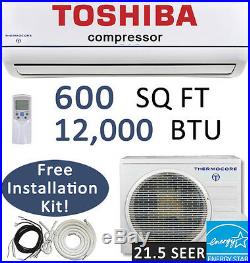 12000 BTU 21.5 SEER Inverter Ductless Mini Split Air Conditioner Heat Pump, 120V