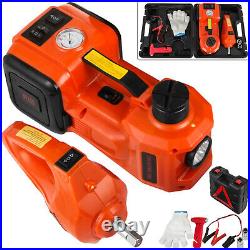 12V 3Ton 3 in 1 Electric Hydraulic Floor Jack Lift SUV Truck Car withImpact Wrench
