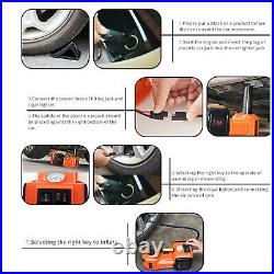 12V 5 Ton Automotive Car Electric Hydraulic Floor Jack Lift Tire Inflator Pump