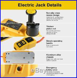 12V 5Ton/6Ton Car Electrical Hydraulic Jack Impact Wrench Floor Lift Repair Tool
