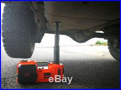 12V 5Ton Car Electric Jack Hydraulic Floor Lift Roadside Scissor Repair Tool