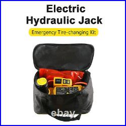 12V Electric Hydraulic Car Jack 6 Ton SUV Truck Floor Jack Kit Tire Repair Tool