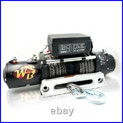12V Electric Winch 5 Ton /10,000 lb with 79' L Synthetic Cable Rope Remote