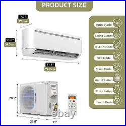 18000 BTU 208-230V SEER21 Air Conditioner Split Heat Pump System Wifi Ductless 18000 BTU 208-230V SEER21 Air Conditioner Split Heat Pump System Wifi Ductless