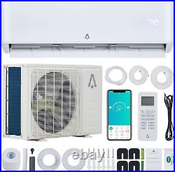 18000 BTU Ductless Mini Split Air Conditioner Heat Pump 22 SEER2 220V 1.5 Ton US