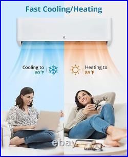 18000 BTU Ductless Mini Split Air Conditioner Heat Pump 22 SEER2 220V 1.5 Ton US