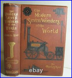 1890 Science Wonders Newton Edison Faraday Trains Telephone Electric C @ $500