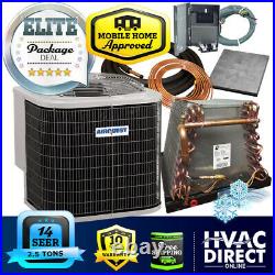 2.5 Ton 14 SEER Mobile Home AirQuest-Heil by Carrier AC+Coil System Line Set Kit