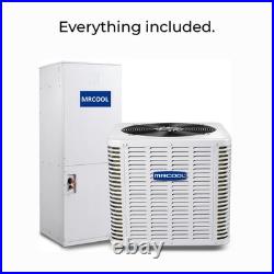 2.5 Ton Central AC Heat Pump System Split System AC 30,000 BTU MRCOOL Signature