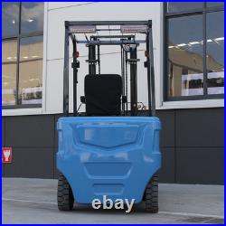 2.5Ton Electric Forklift Rated With60V 70Ah Charger Side Shift Load Lifter New