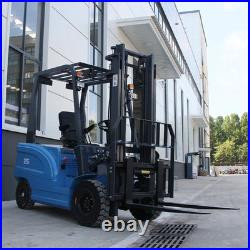 2.5Ton Electric Forklift Rated With60V 70Ah Charger Side Shift Load Lifter New