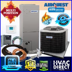 2 Ton 14.5 SEER AirQuest-Heil by Carrier Heat Pump System with Install Kit