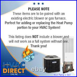 2 Ton 14 SEER AirQuest-Heil by Carrier Mobile Home HP+Coil System Line Set Kit