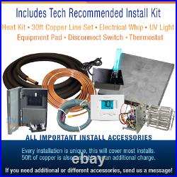 2 Ton 16 SEER Goodman Heat Pump System Complete Install Kit, Free Accessories