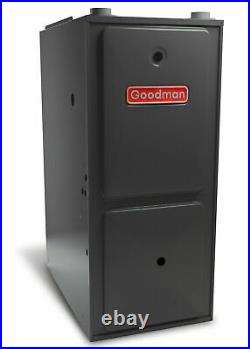 2 Ton Goodman Gas Furnace 96% 80K BTU 14 Seer GSX140241 GMES960803BN CAPF3636B6