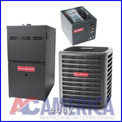 2 Ton Goodman Gas Furnace14 SEER AC / 80% 60K BTU Down GSX140241-GCES800603AN 2 Ton Goodman Gas Furnace14 SEER AC / 80% 60K BTU Down GSX140241-GCES800603AN