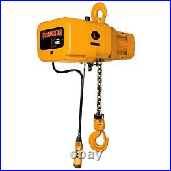 2 Ton Harrington NER Series Electric Chain Hoist, 7 FPM, 230/460 Three Phase