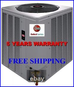 2 Ton Rheem Select SEER2 Electric System Condenser & Air Handler & Heater Kit