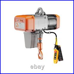 2 ton Electric Chain Hoist 1 Speed 208240V 3ø 60HZ 16ft G100 Nickel Duty H4/M5