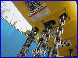2012 Yale LTI 5 Ton Electric XL Chain Hoist 20ft Lift Length 6 FPM 460V 3 Phase