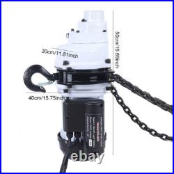 2200 LBS/1 Ton Electric Chain Hoist Single-Phase Hoist Crane 10FT Chain 110V US