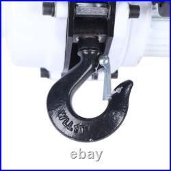 2200 LBS/1 Ton Electric Chain Hoist Single-Phase Hoist Crane 10FT Chain 110V US